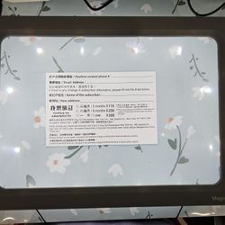 New, 3x LED lighted table top handsfree magnifier. 