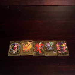 Golden Pokémon Cards