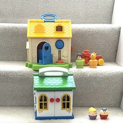 Two Vintage Play Houses. Little Tikes & Fisher Price ($15 Each Or Both $25)