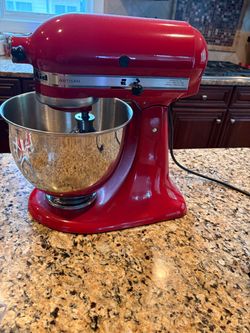 KitchenAid Artisan Stand Mixer – Red + Attachments