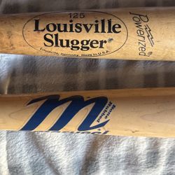 Louisville Slugger And Marucci Baseball Wood Bats 34 &33 Inch 