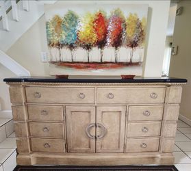 COLLEZIONE EUROPA SOLID WOOD DRESSER 10 DRAWERS DELIVERY AVAILABLE