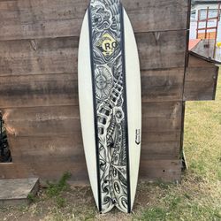 5’11” Quad Fish Surfboard