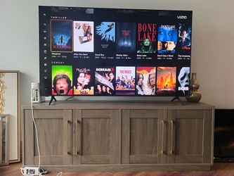 Entertainment center and TV