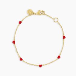 Gorjana Red Hearts Bracelet 