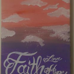 Faith Love Hope Canvas 