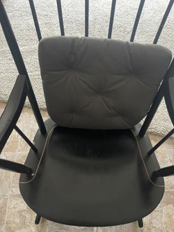 Dark Wood Rocking Chair