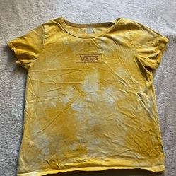 yellow tie dye levi t shirt