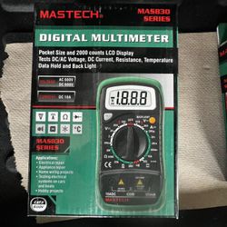 Mastech Multimeter 