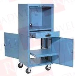 Global Industrial Mobile Security Computer Cabinet