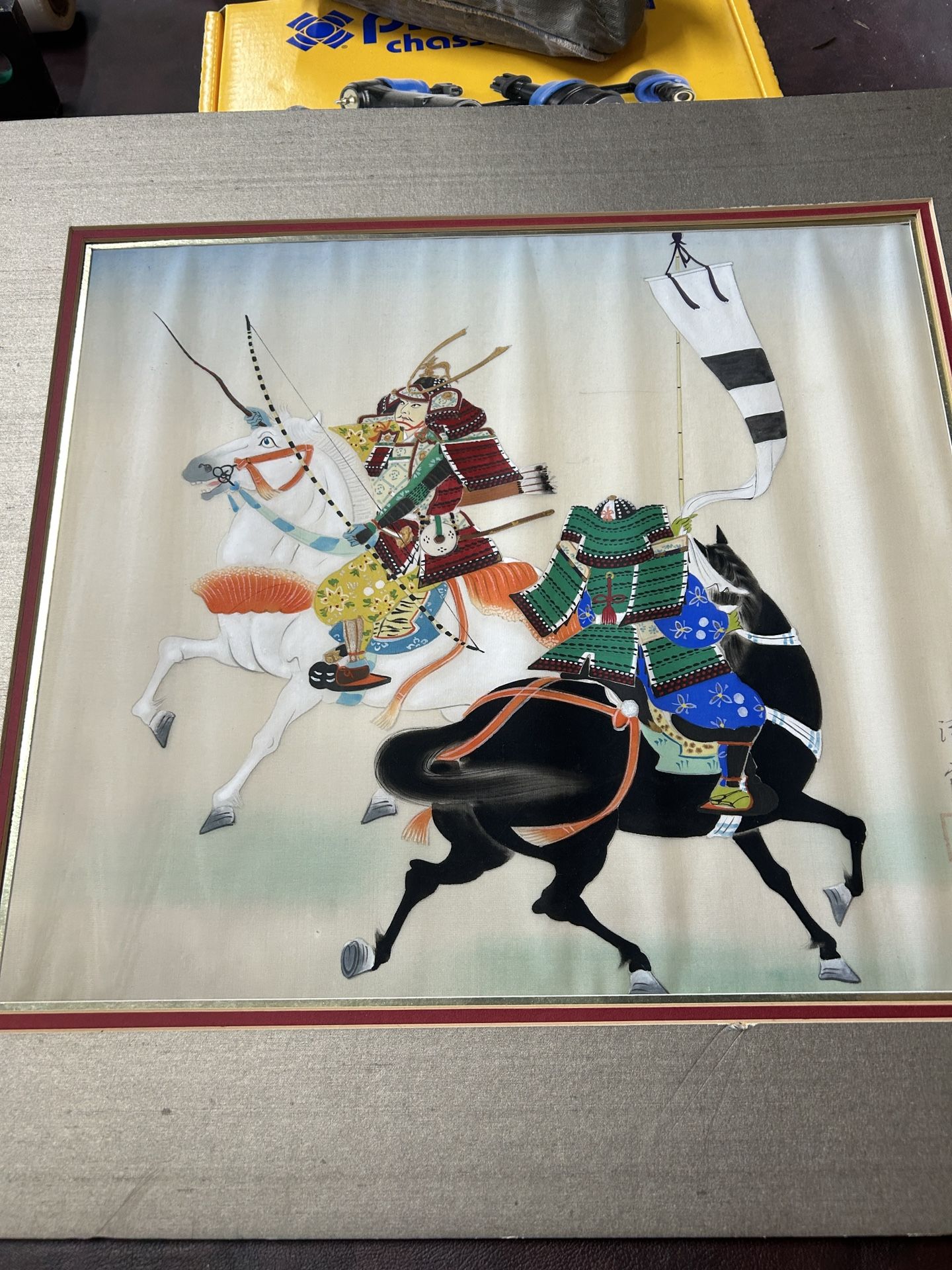 Asian Warrior Silk Prints Collector’s