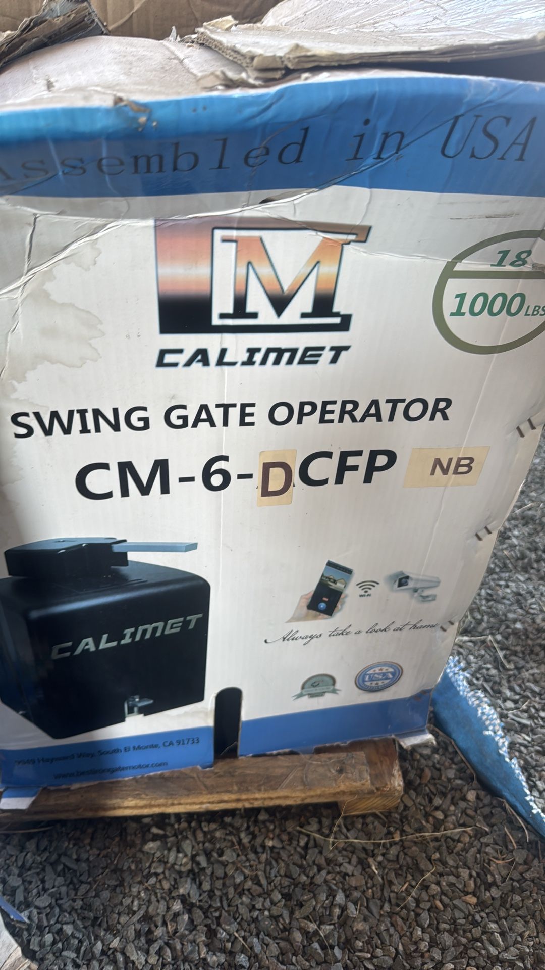 Calimet swing gate operator