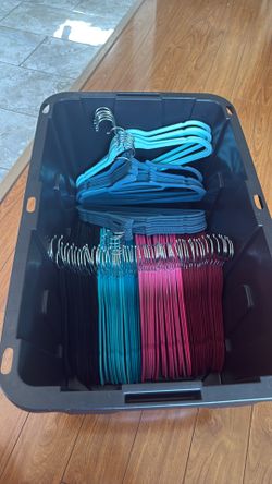Approximately 80 adult hangers in great condition