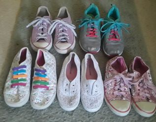 Girls sneakers size 13 lot