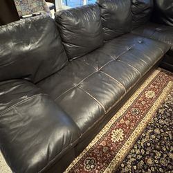 Leather sofa 