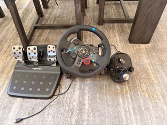 Logitech steering wheel pedal and shifter