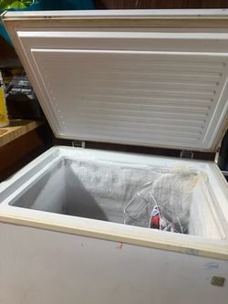 GE 5 Cu. Ft. Freestanding Freezer – Works Well