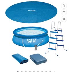 Intex Pool 15x42ft Incluide Ladder Y Filter Pump