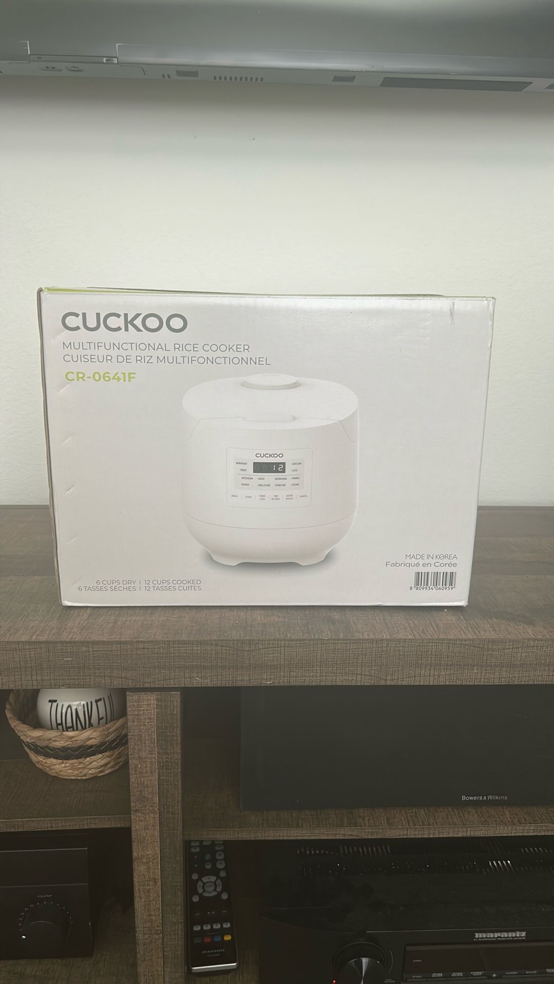 Cuckoo Rice Cooker, Brand New in the box.