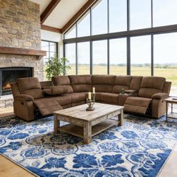 3 Piece Reclining Sectional - New, delivery