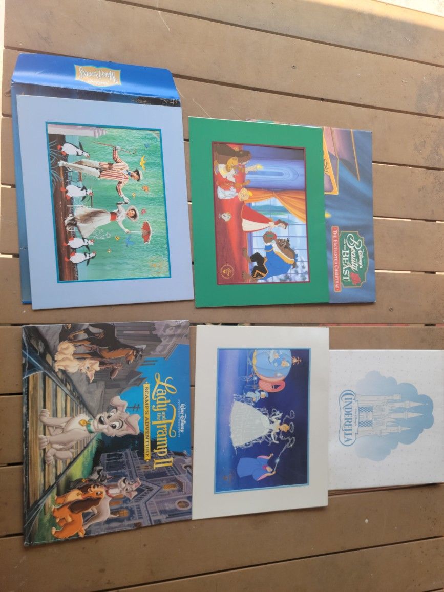 Disney lithographs
