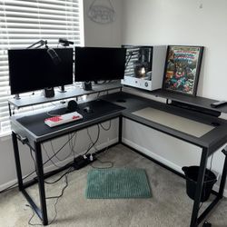 Custom Double Monitor PC Set