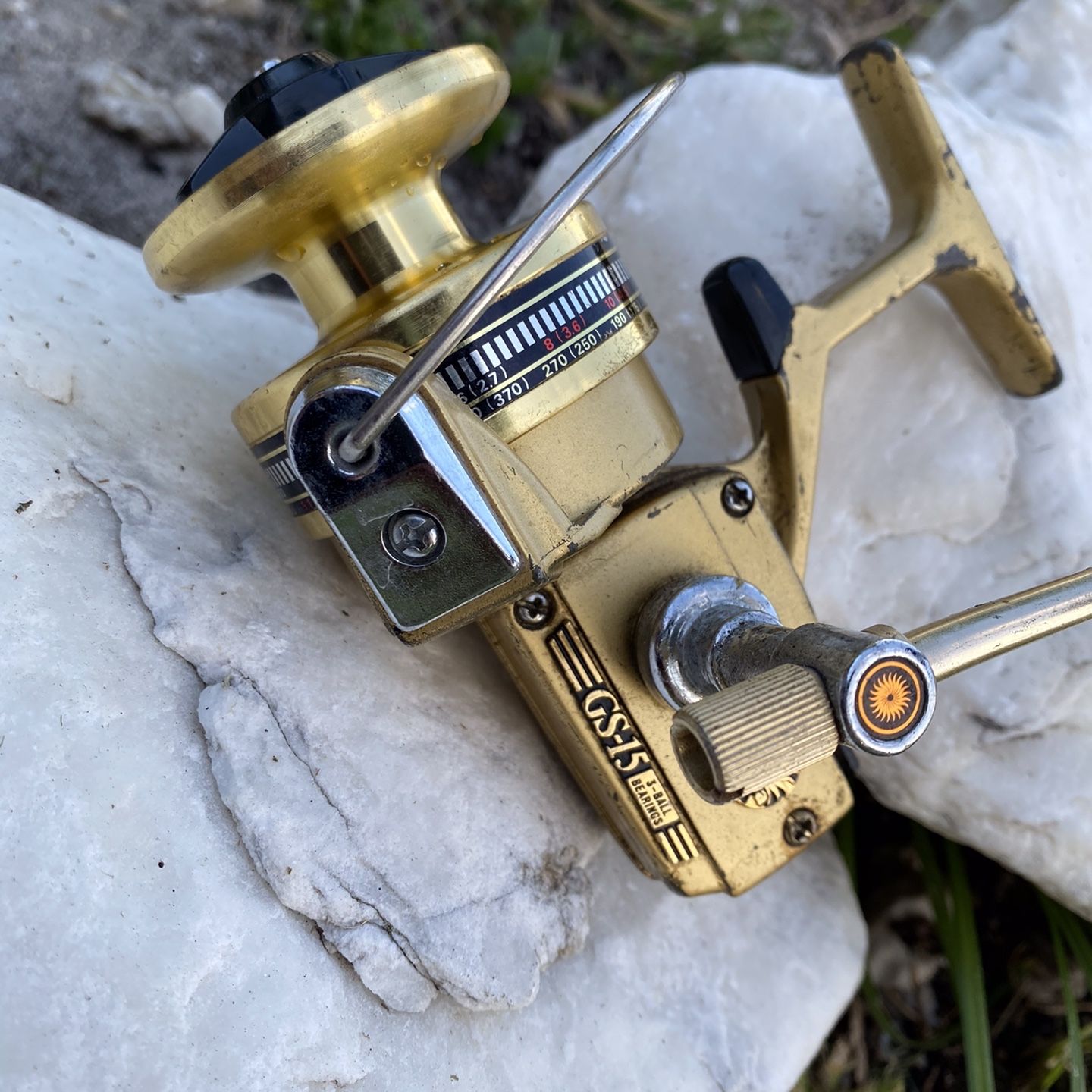 Vintage Daiwa GS-15 Gold Series Fishing Spinning Reel for Sale in