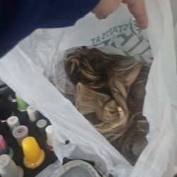 New hair extensions and curling iron dont need