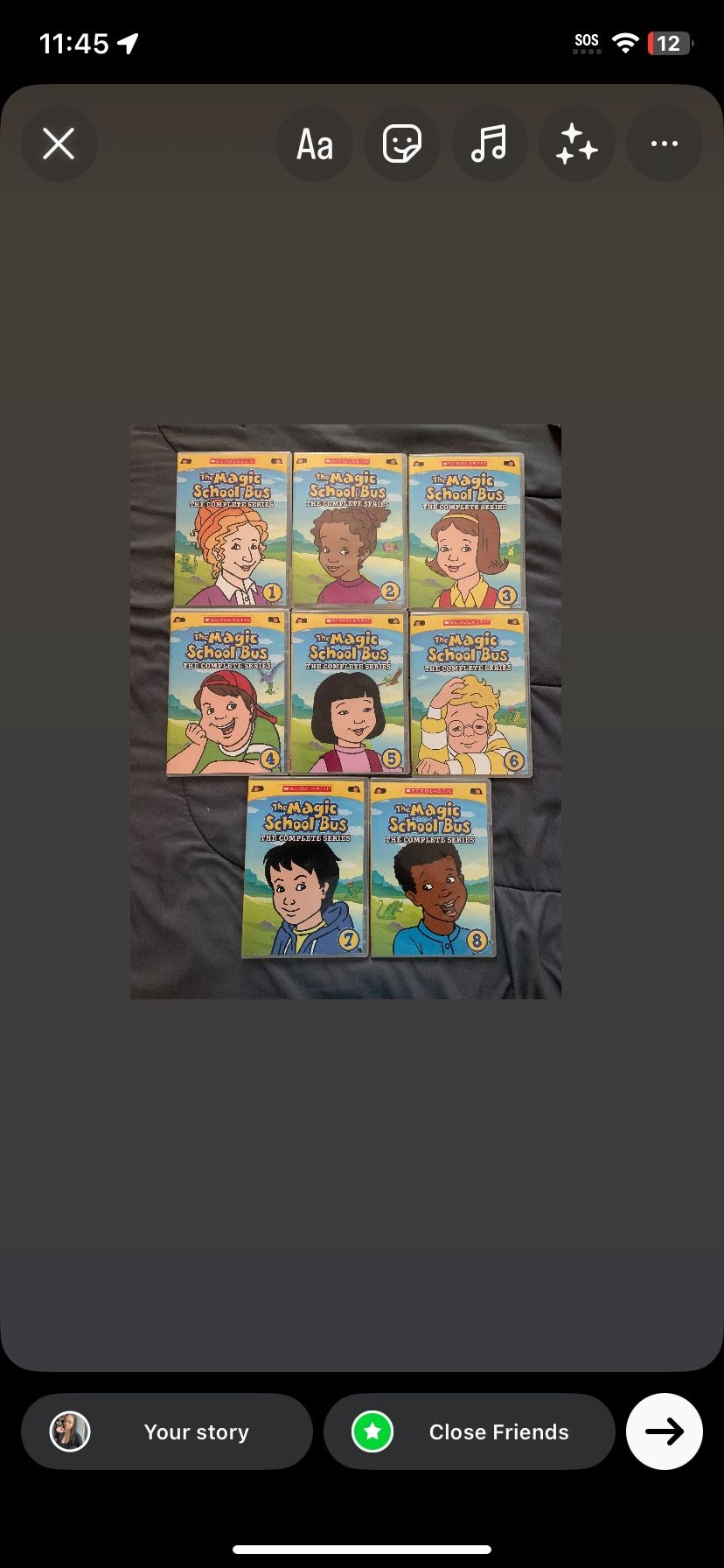 The Magic School Bus (The Complete Series) never used DVDS 📀