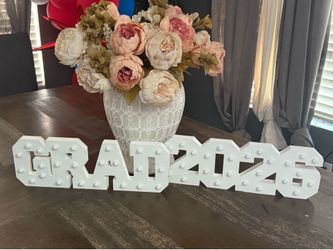 Graduation 2026 light up decor!
