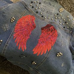 Jeans Jacket Size Small $10