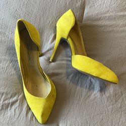 Chinese Laundry Suede Yellow Hells