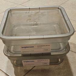 Brightroom 6.5 Q Stackable Bins W/lids