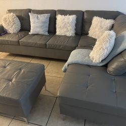 Moving Sale, It is a leather Sofa