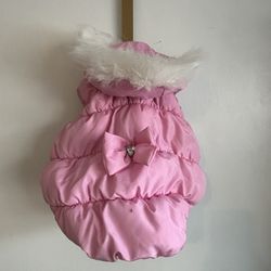 Pink Dog Coat Winter Jacket 