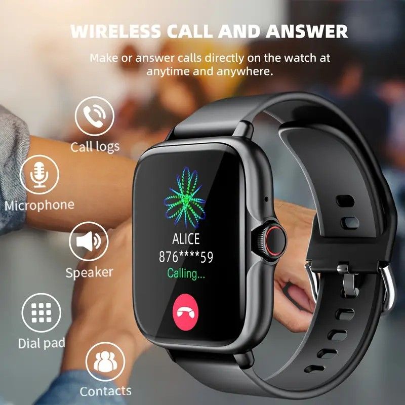 Sports smartwatch, 1.83-inch full touch screen display