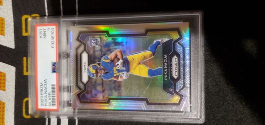 2023 Panini Prizm Puka Nacua Silver Rookie RC PSA 9