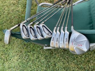 Lynx Black Cat golf club irons with Kroydon putter and XPC 1 driver