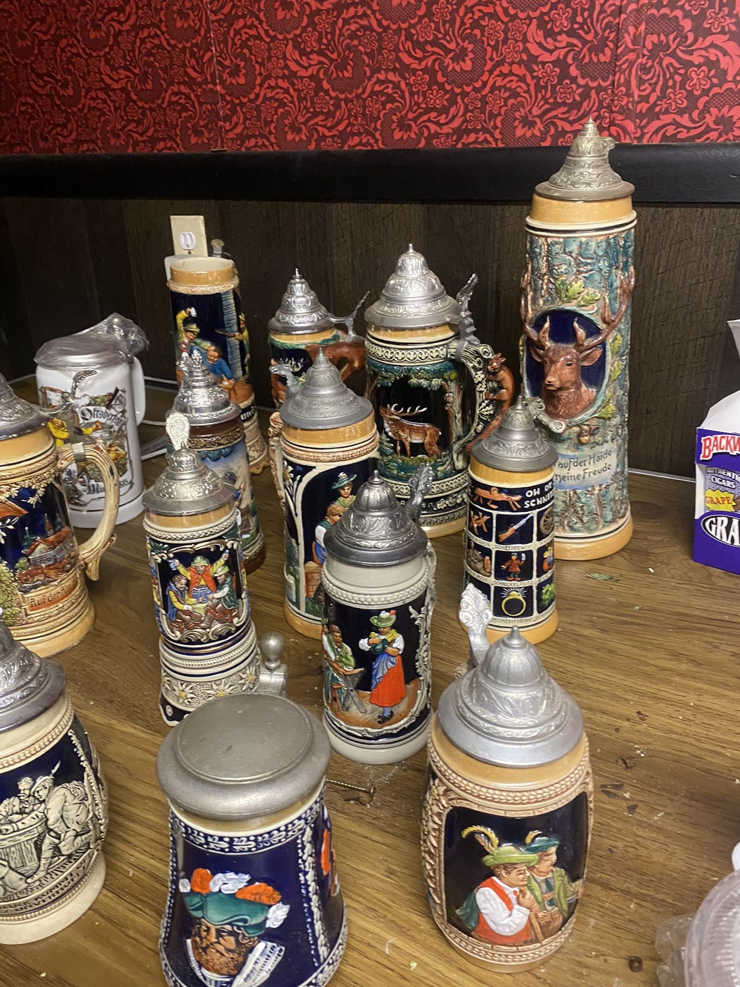 Old German Beer Steins