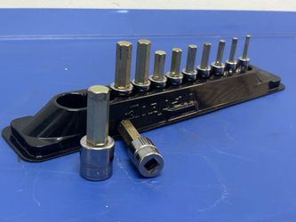 Snap-on Tools 11 pc 3/8" Drive Metric Standard Hex Bit Socket Set (4-14 mm)