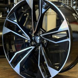 20'' Wheels fit Audi Q7 Q5 E-Tron Style Black Machine Wheels Tires A7 A8 Atlas