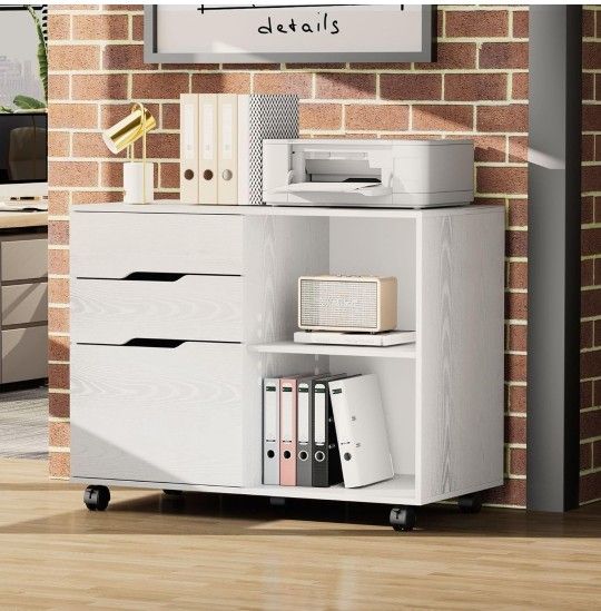 3-Drawer File Cabinet