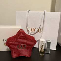 Dior Mini Cosmetic Pouch and Samples, New 