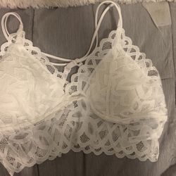 White bralette