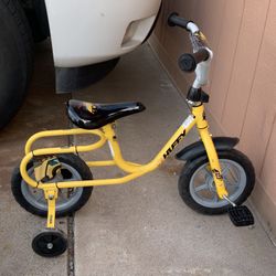 Kids trikes and bikes and scooters