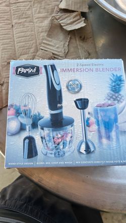Parini 2-Speed Electric Immersion Blender 200W