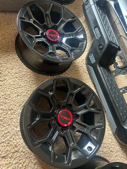 17x8 +5 TRD Style Wheels