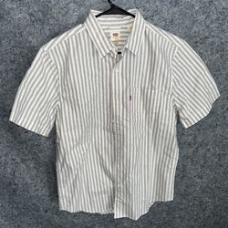 Levi's One Pocket Standard Fit Striped Button Up Shirt BRAND NEW