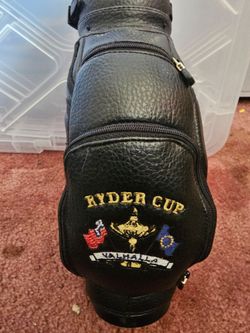 Ryder Cup Valhalla Black Leather Golf Bag