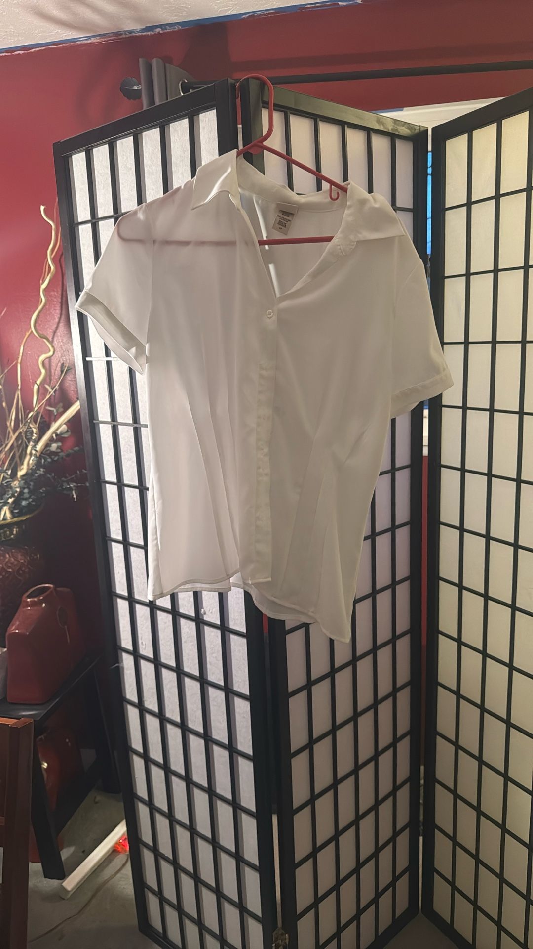 white button up